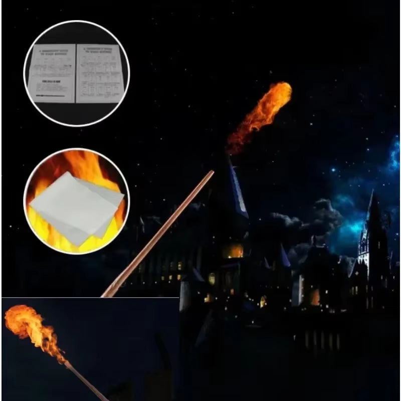 Professional Cosplay Electronic Fire Flasher Magic Wands Magic Trick Flame Lighter Device Props Magicians Accessories Magia Game