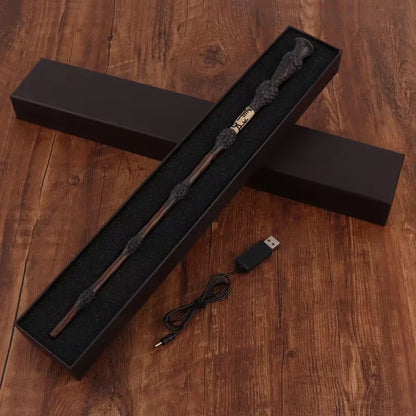 Professional Cosplay Electronic Fire Flasher Magic Wands Magic Trick Flame Lighter Device Props Magicians Accessories Magia Game