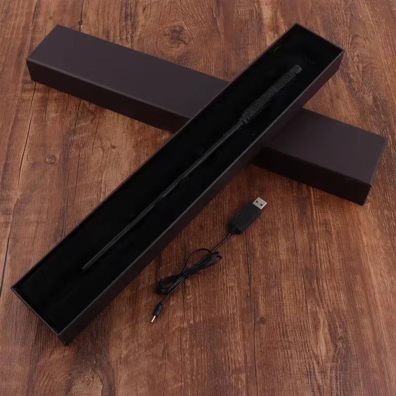 Professional Cosplay Electronic Fire Flasher Magic Wands Magic Trick Flame Lighter Device Props Magicians Accessories Magia Game